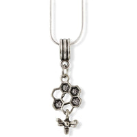 Bee Jewelry Bee Necklace Pendant Gifts Honeycomb Jewellery