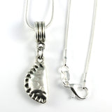 Pierogi Necklace - Dumpling Necklace a Food Jewelry Pendant