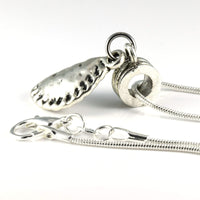 Pierogi Necklace - Dumpling Necklace a Food Jewelry Pendant