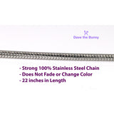 Alien Necklace - This UFO Flying a Big Ufo for a Flying Alien UFO Necklace makes a great Silver UFO Pendant Necklace as Alien Jewlery or Alien Jewelry and for out space fans 100% Stainless Steel - HL