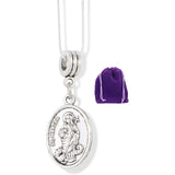 Saint Martha Charm Snake Chain Necklace