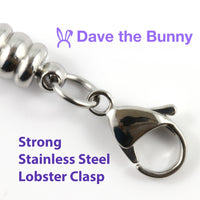 Music Note Plastic Charm Stainless Steel Bracelet