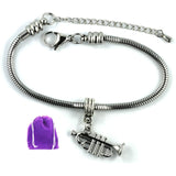 Trumpet Bracelet - Music Instrument Jewelry for Musician