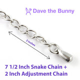 Cupcake (White and Pink Enamel) Snake Chain Charm Bracelet