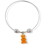 Emerald Park Jewelry Gummy Bear Fancy Charm Bangle