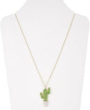 Cactus Necklace | Jewelry Cacti Charm Stuff Gifts for Women Teen Men Arizona Pendant Cactus Succulent Decor