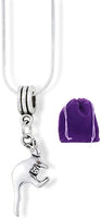Kangaroo Necklace | Kangaroo with Joey in Pouch Charm Snake Chain Necklace