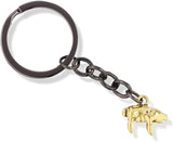 EPJ Pig Gold Charm Keychain