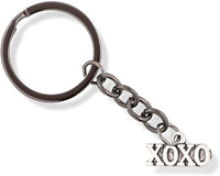 EPJ XOXO Kiss Hug Text Charm Keychain