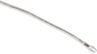 Lips on Oval Charm Snake Chain Necklace
