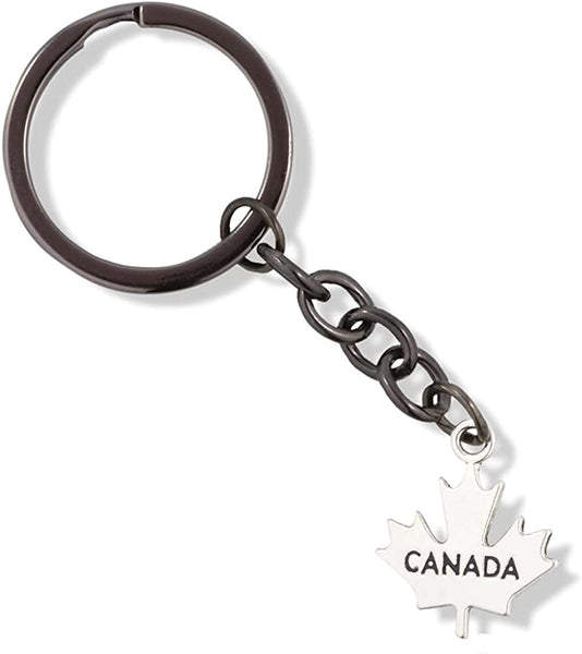 EPJ Canada on a Maple Leaf Charm Keychain