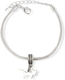 Fox Bracelet | Silhouette Snake Chain Charm Bracelet