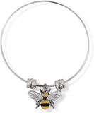 EPJ Bee Jewelry Bee Bracelet Bangle Gifts for Women Men Girls Boys Kids Honeycomb Jewellery Accessories Decor Bumblebee Honey