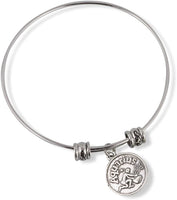 Aquarius Horoscope Astrology Fancy Charm Bangle