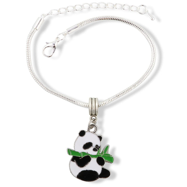 Panda Bracelet | Charm Gift for Kids Women Men Girls and Boys Jewelry Panda Bear Gifts Giant Stuff Accessories Baby Decor