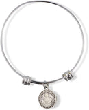 St Anthony Bracelet | Saint Anthony Guide my Way Small Fancy Charm Bangle Gift for Women