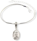 Saint Martha Bracelet | Snake Chain Charm Bracelet