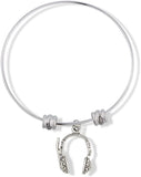 EPJ Headphones and Microphone with Details Fancy Charm Bangle