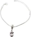 Emerald Park Jewelry I Dig Volleyball Snake Chain Charm Bracelet