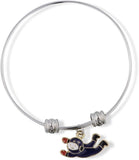 Astronaut Spaceman Blue Suit Floating Fancy Charm Bangle