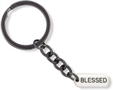 Blessed Keychain | A Blessed Sign for your Car or Truck to be Part of The Blessed Life and to Bless This Mess in your vehicle or to accompany your Blessed Wall Decor in your Home or Any Key Blessed