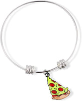 Emerald Park Jewelry Pizza Piece Coloured Enamel Fancy Charm Bangle