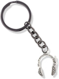 Headphones and Microphone with Details Charm Keychain