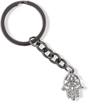 Emerald Park Jewelry Hamsa Charm Keychain | Ward Off The Evil