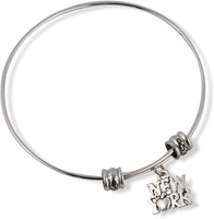New York (with Apple) Fancy Charm Bangle