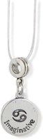 Emerald Park Jewelry Cancer Charm Snake Chain Necklace