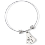 Chemistry Science Flask Measuring Fancy Charm Bangle