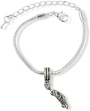 Car ( 3D looks like a beetle from the front ) Snake Chain Charm Bracelet