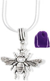 Fly Insect Large Charm Snake Chain Necklace