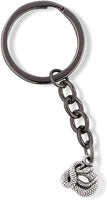 Emerald Park Jewelry Snake Coiled Charm Keychain