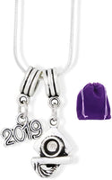 2019 Graduation Party Gifts for Her Necklace Pendant Jewelry Charm Gift for Girls Women Men Boys Accessories Favors Class of 2019 Grad Gifts