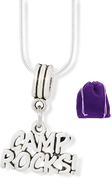 Emerald Park Jewelry Camp Rocks Charm Snake Chain Necklace