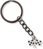 Gifts for Car Guys | Checkered Flag Keychain or Racing Gifts for Guys and Car Accessories for Men Gadgets as Great Gifts for Car Lovers or Car Gifts for Men and Women who Need a Great Car Keychain