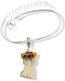 Terrier Enamel 3D Dog Bracelet