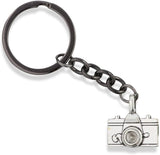 Camera Keychain | Gifts Camera Jewelry Camera Keychain for Women Bracelet Silver Plated Chain Charm Novelty Photography Gifts Camera Gifts for Women Men Boys and Girls