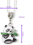 Panda Necklace | Great Panda Gifts for Her a Panda Charm on a 22 inch Snake Chain Panda Gifts for Women and Men or Panda Necklace for Women of a Cute Panda Necklace or Animal Necklace Animal Pendant