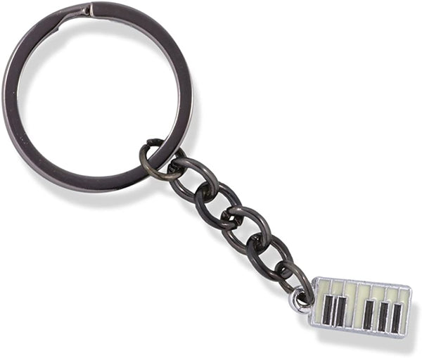 EPJ Keyboard Black and White Charm Keychain