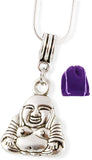 Buddha Large 3D Charm Snake Chain Necklace
