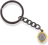 EPJ Catholic Gifts Saint St Benedict Medal San Benito Religious Jewelry Keychain for Women Keychain Gifts Catholic Keychain for Women Men Boys and Girls