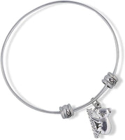 Koala Charm | Koala Gifts for Women Stainless Steel Hypoallergenic Bracelet Bangle Koala Bear Jewelry or Koala Bracelet and Beautiful Bear Jewelry for Women and Australia Souvenir