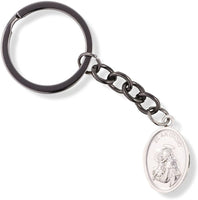 EPJ Saint Francis and Saint Anthony Charm Keychain a Great Saint Keychain or Key Chain Catholic and Rosary Key Ring