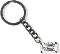 Emerald Park Jewelry Cassette Tape Charm Keychain