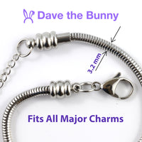 Stainless Steel Charm Bracelet