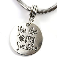 You are My Sunshine Bracelet | Stainless Steel Snake Chain Bracelet