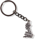 EPJ Great Britain England Country Map Charm Keychain
