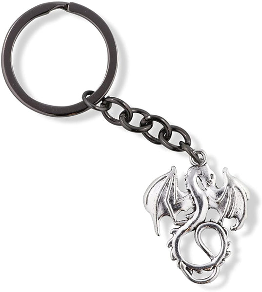 Emerald Park Jewelry Dragon Charm Keychain